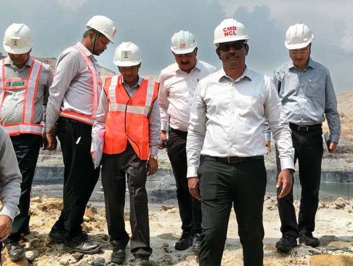 NCL CMD visits Krishnashila Mines
